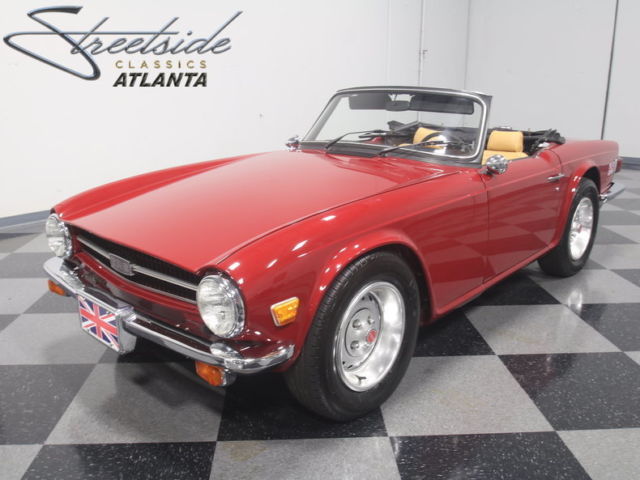 RECENTLY RESTORED TR6, 2.5L I6, 4-SPEED, PWR FRNT DISCS, DRIVES LIKE A DREAM!! 1976 Triumph TR-6
