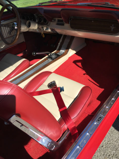 1966 Ford Mustang GT with Red & Parchment Pony Interior - photo 13