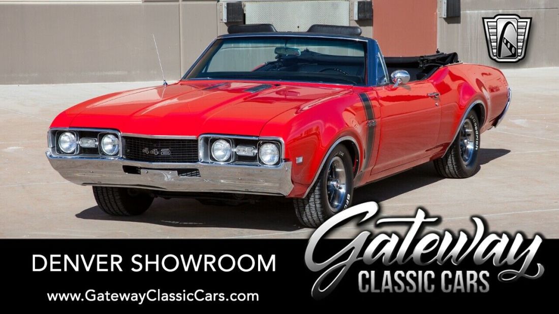 Red 1968 Oldsmobile 442 400 CID V8 Automatic Available Now! 1968 Oldsmobile 442