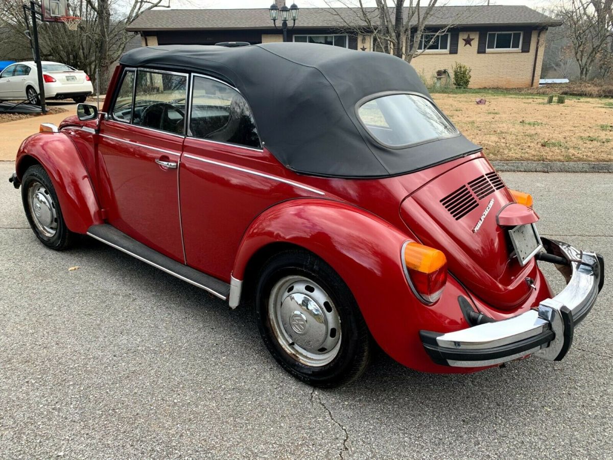 Red 1975 Volkswagen Beetle 4 Speed Manual 1975 Volkswagen Beetle - Classic