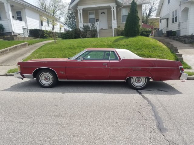 Red 1976 460 Big Block Mercury Marquis 1976 Mercury Grand Marquis Brougham