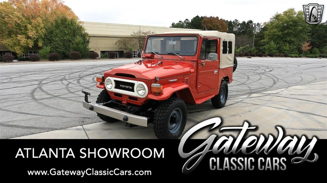 Red 1977 Toyota FJ40 SUV Inline 6 3 Speed Manual Available Now! 1977 Toyota FJ Cruiser Land Cruiser