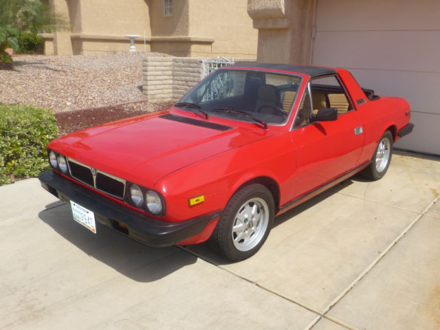 Red 1982 Lancia Beta Zagato Spyder 1982 Lancia Other Standard Factory Trip