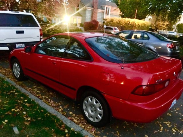 Red 1994 Acura Integra LS 2D coupe 107k mls 2cyl 1.8L manual trans, 4 new tires 1994 Acura Integra