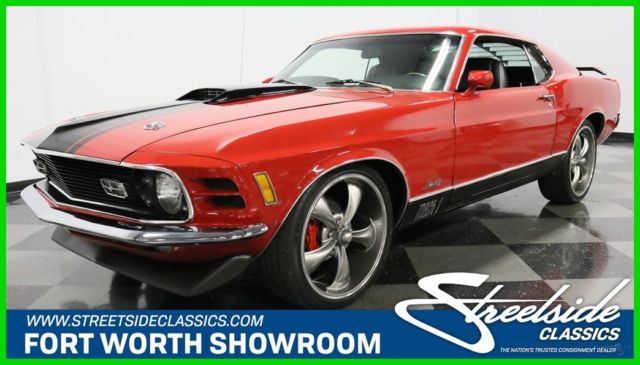 red 351 cleveland v8 5 speed manual overdrive air vintage classic muscle 1970 1970 Ford Mustang Fastback