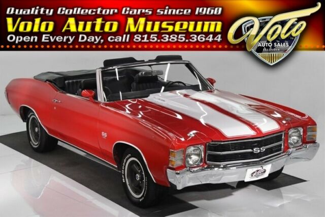 Red, 454, 4-speed and factory air! 1971 Chevrolet Chevelle SS
