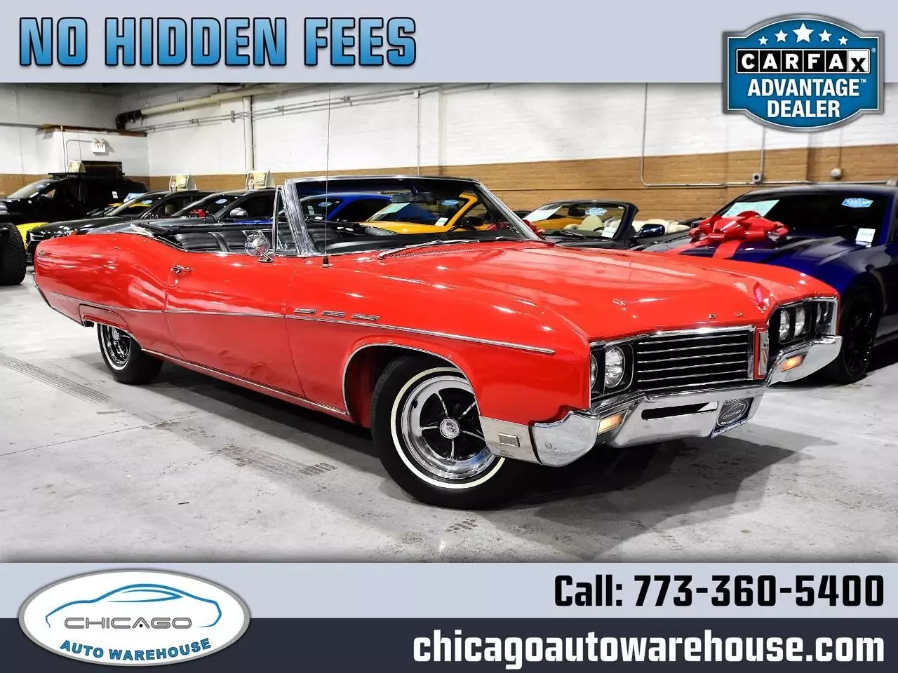 Red Buick LeSabre 400cid V8 1967 Buick LeSabre 2dr Coupe Custom 400