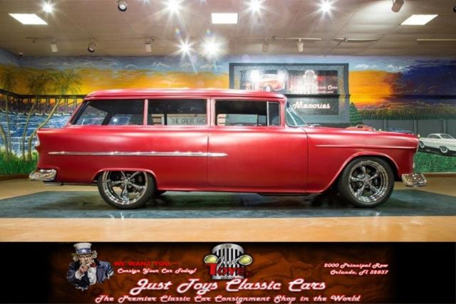 Red Chevrolet 210 with 1,104 Miles available now! 1955 Chevrolet Bel Air/150/210 --