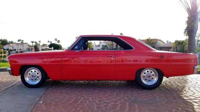Red Chevrolet Nova with 89,000 Miles available now! 1966 Chevrolet Nova -Red N Ready