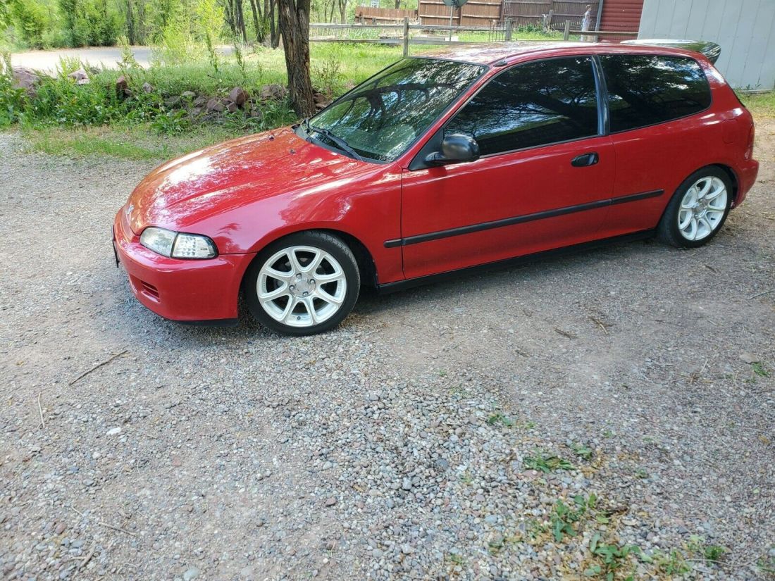 RED CIVIC DX HATCHBACK!! CLEAN!! 1994 Honda Civic DX