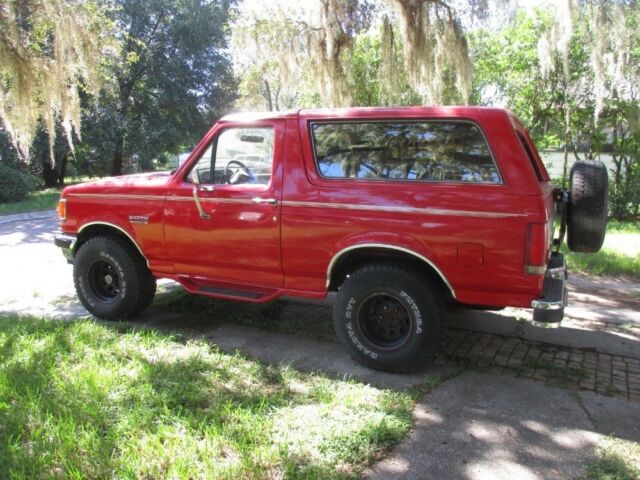 Red Ford Bronco with 83,940 Miles available now! 1988 Ford Bronco Eddie Bauer-We Finance $145/per month-4x4-AC-From