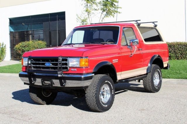 1989 Ford Bronco -EDDIE BAUER 4X4-A/C-PS-5.0L-2 OWNER-100% RUST FRE - photo 3
