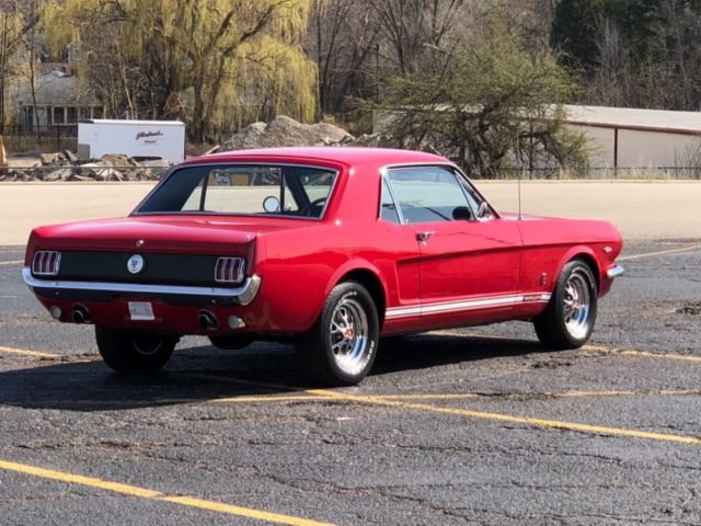 1966 Ford Mustang -GT-289 WITH 4 SPEED -REAL A CODE PONY CAR-RESTORE - photo 13