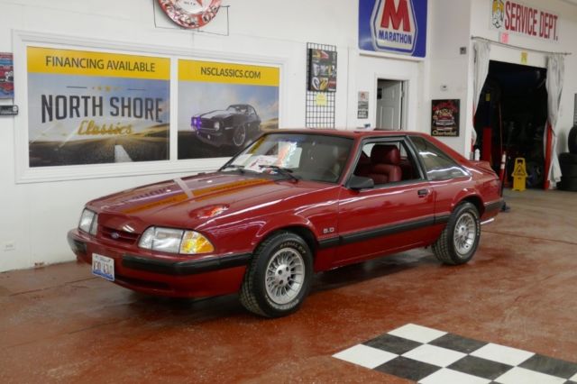 Red Ford Mustang with 30,500 Miles available now! 1989 Ford Mustang - LX - HATCHBACK-