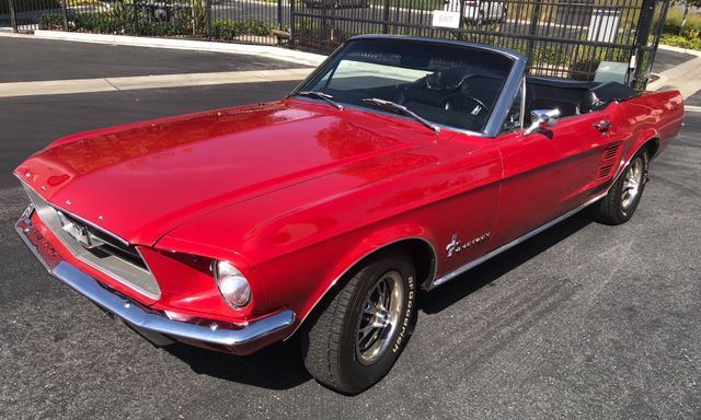 Red Ford Mustang with 42,753 Miles available now! 1967 Ford Mustang Convertible