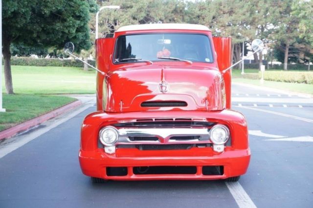 Red Ford Pickup with 8,500 Miles available now! 1953 Ford Pickup C600-TOW-N-GO-MAGAZINE FEATURED HAULER-