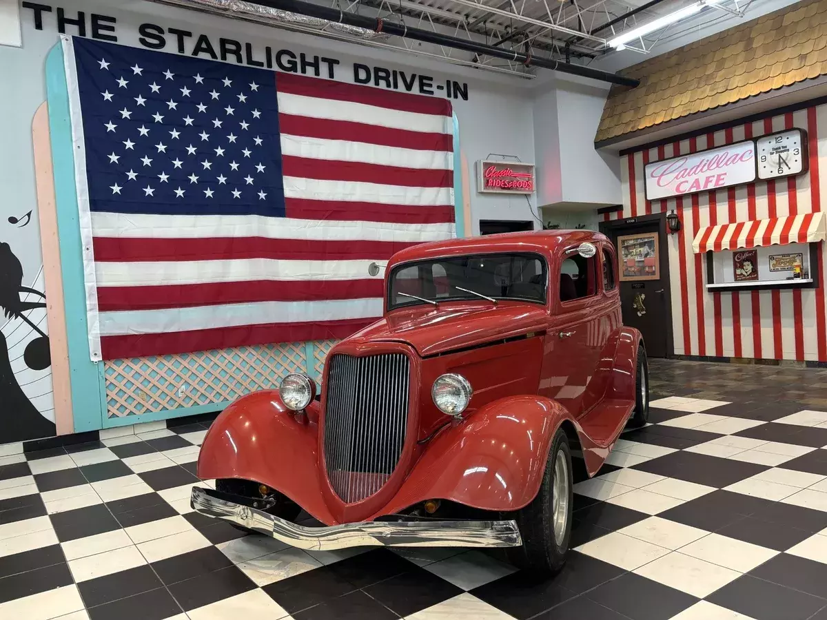 Red Ford Vicky with 0 Miles available now! 1933 Ford Vicky