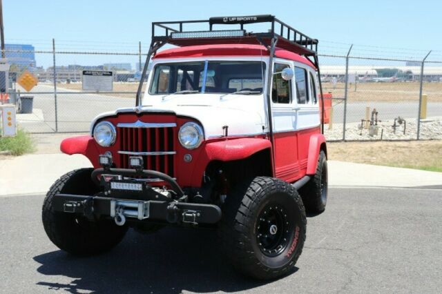 Red Jeep Wagoneer with 81,949 Miles available now! 1954 Jeep Wagoneer WILLY