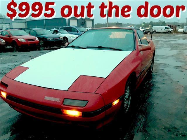 Red Manual Rotary engine 1.3L/80 Call Mark 301-503-5309 1988 Mazda RX-7 Convertible