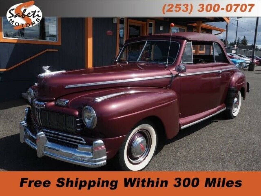 Red Mercury Eight with 41,078 Miles available now! 1946 Mercury Eight