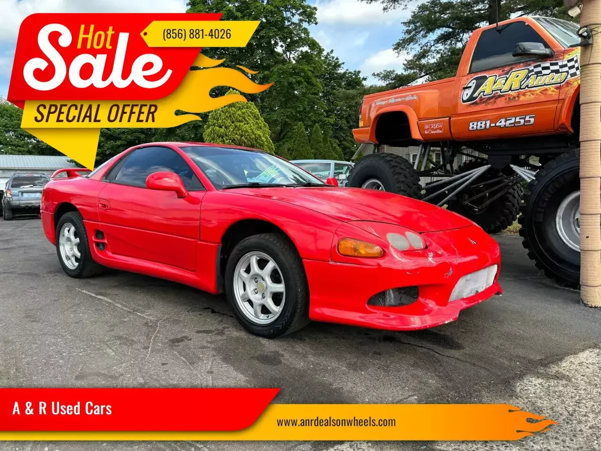 Red Mitsubishi 3000GT with 235197 Miles available now! 1994 Mitsubishi 3000GT Base 2dr Hatchback