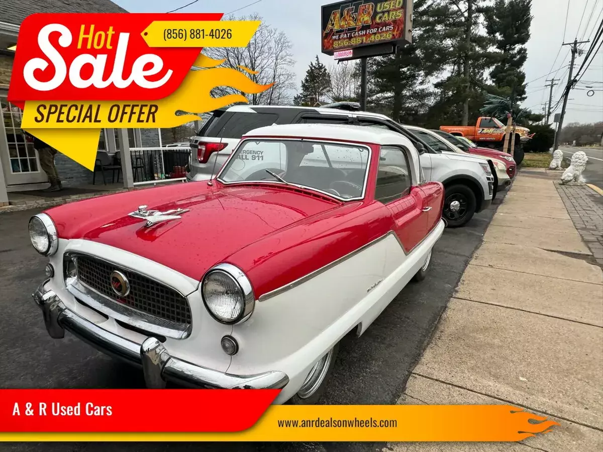 Red NASH METROPOLITAN with 54000 Miles available now! 1956 NASH METROPOLITAN