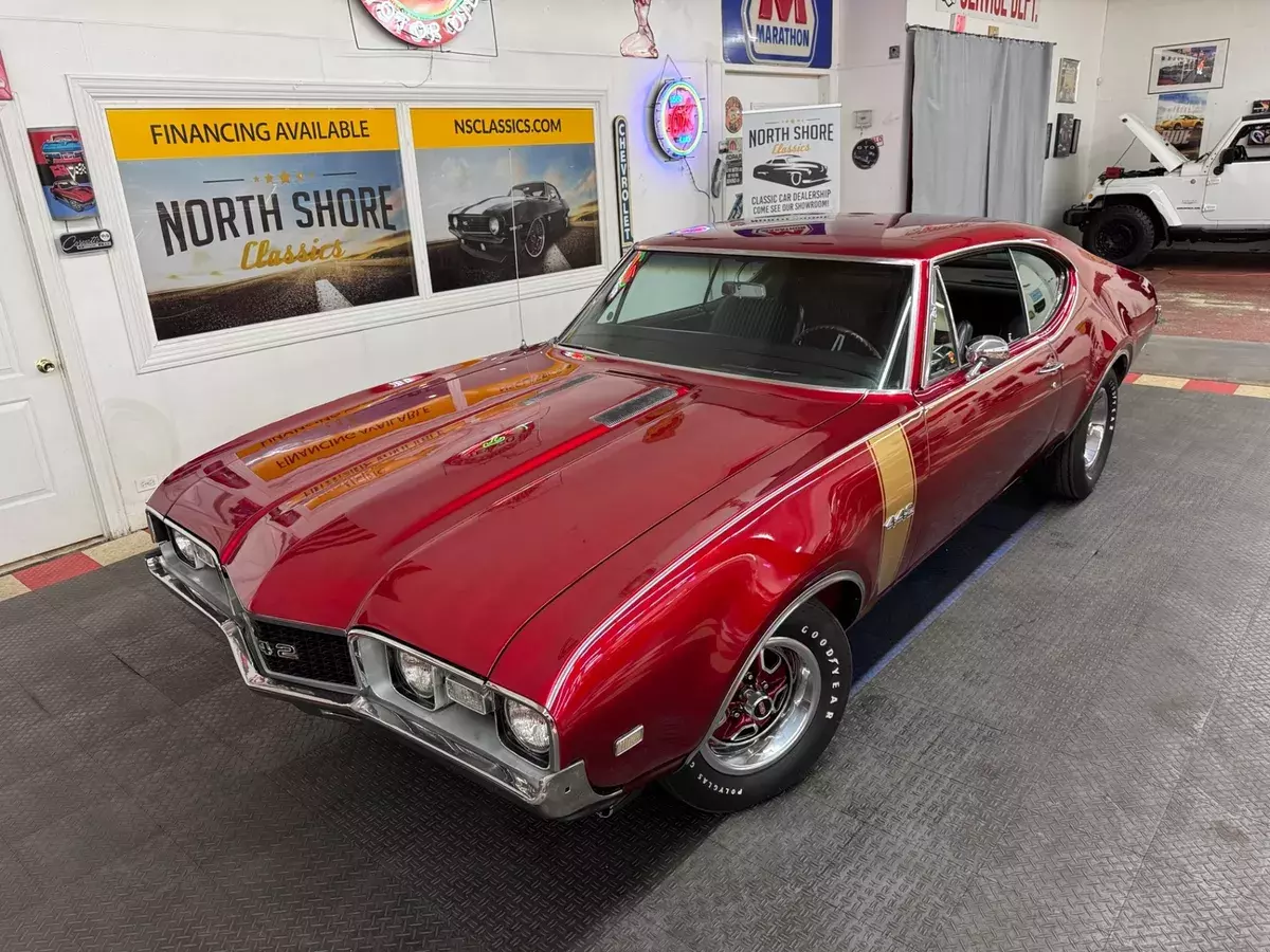 Red Oldsmobile Cutlass with 72,697 Miles available now! 1968 Oldsmobile Cutlass - 442 - SAME OWNER FOR 30 YEARS - SEE VIDEO