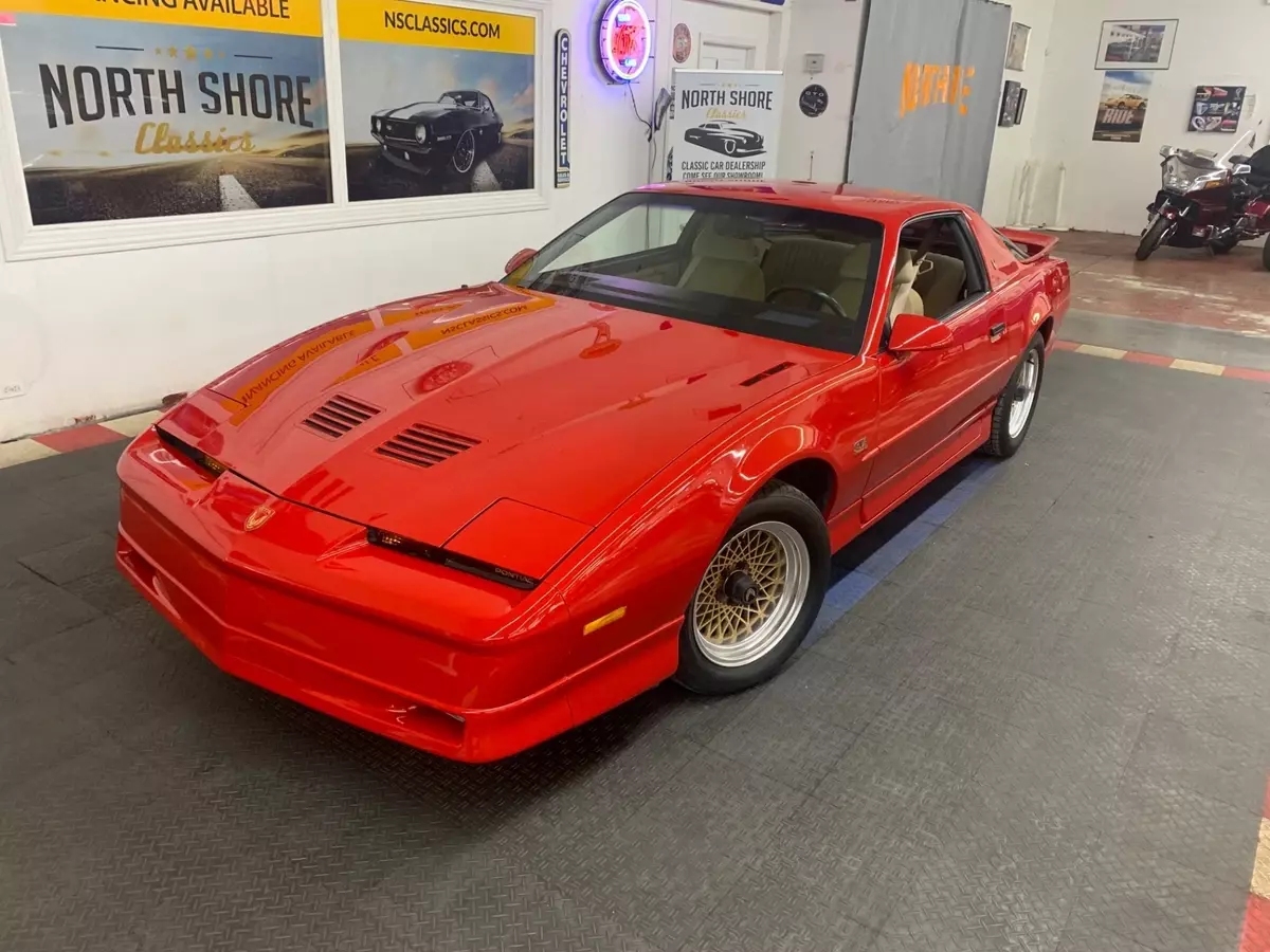 Red Pontiac Firebird with 38,000 Miles available now! 1987 Pontiac Firebird - TRANS AM - GTA -