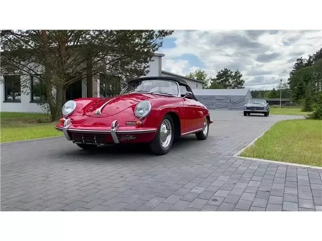 Red Porsche 356B with 0 Miles available now! 1960 Porsche 1600