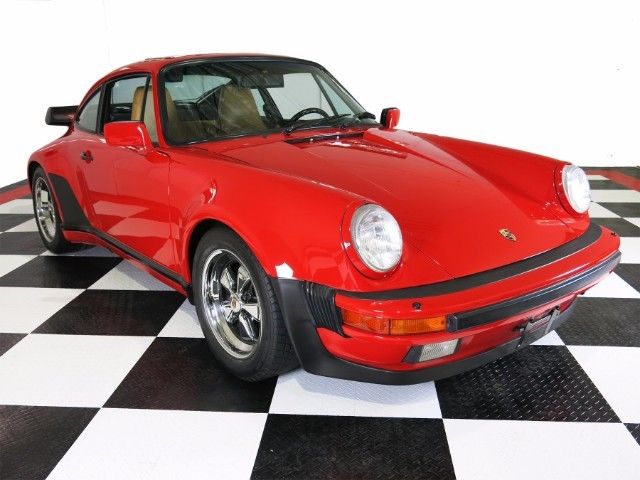 Red Porsche 911 Turbo with 95,872 Miles available now! 1987 Porsche 911 930 Turbo Coupe