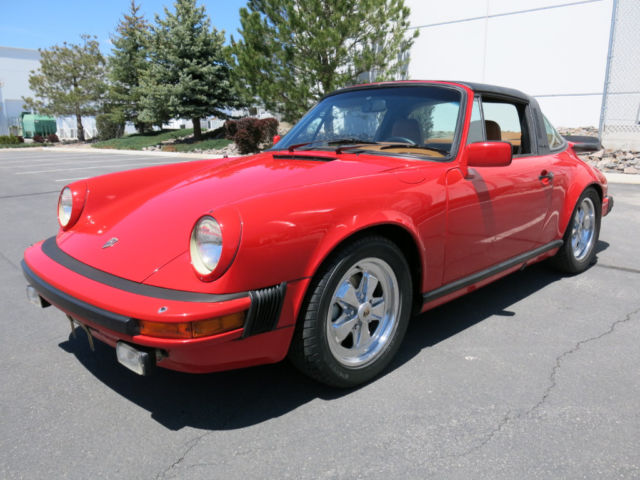 Red Porsche 911 with 85,725 Miles available now! 1983 Porsche 911 SC Targa