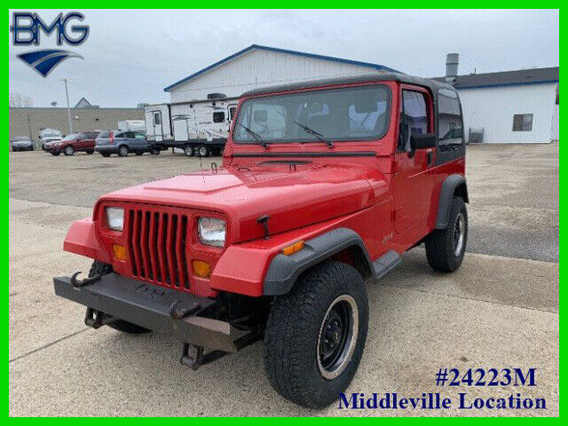 1993 Jeep Wrangler YJ 4WD New Tires Southern 4.0L 5 Speed Manual 101k Miles