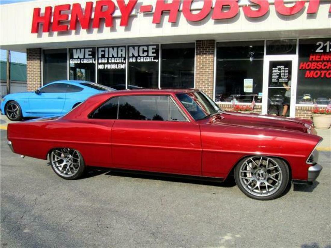 Red Rock Metal Chevrolet Chevy Nova Restomod- Only 1,272 Miles-Excellent Cond. 1967 Chevrolet Nova Restomod