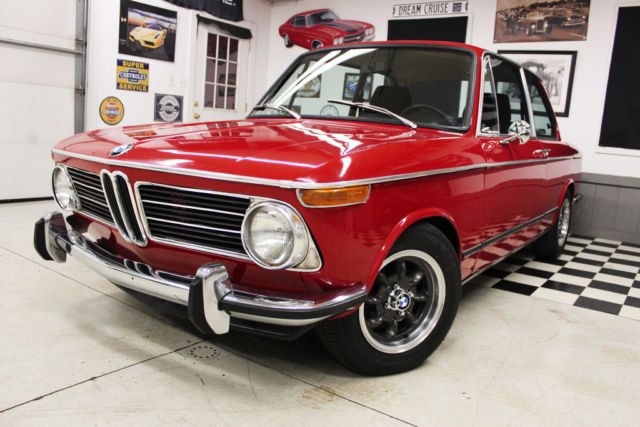 RED ROUNDIE, COILOVERS, 5 SPEED, E12 Tii HEAD 1972 BMW 2002 Coupe