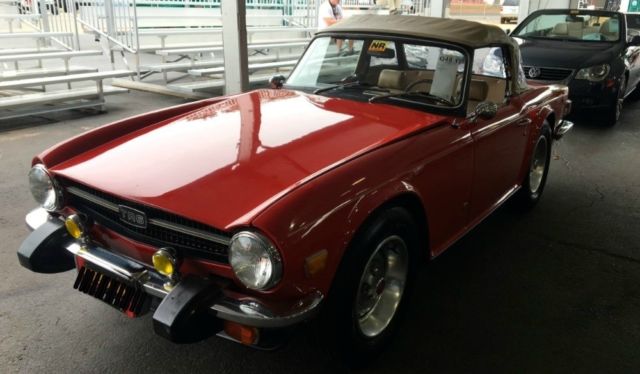 1976 Triumph TR-6 -2.5 L 4-SPEED CONVERTIBLE - SEE VIDEO - photo 6