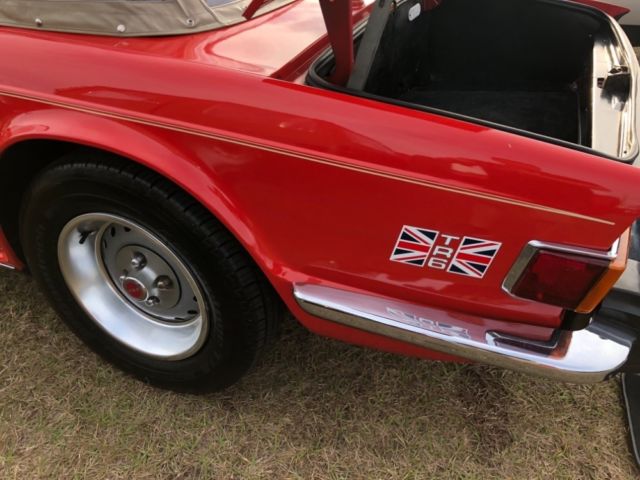 1976 Triumph TR-6 -2.5 L 4-SPEED CONVERTIBLE - SEE VIDEO - photo 8
