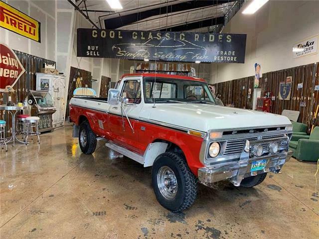 Red / White Ford F-250 High Boy with 32,718 Miles available now! 1973 Ford Other Pickups Custom 4X4