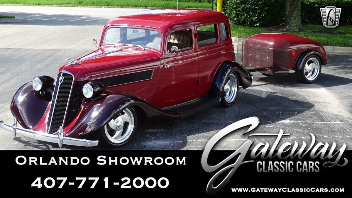 Red/Black 1935 Studebaker Dictator Sedan LT1 3 Speed Automatic Available Now! 1935 Studebaker Dictator