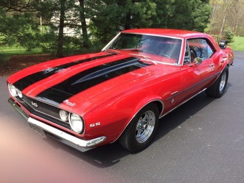 RED/BLACK STRIPS EXTERIOR,RED INTERIOR 1967 Chevrolet Camaro SS