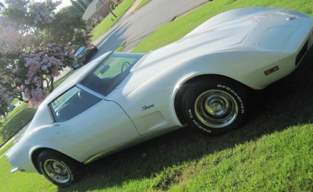 REDUCED! Rebuilt matching numbers 1973 Corvette Stingray T-TOP WHITE w RED IN 1973 Chevrolet Corvette Stingray