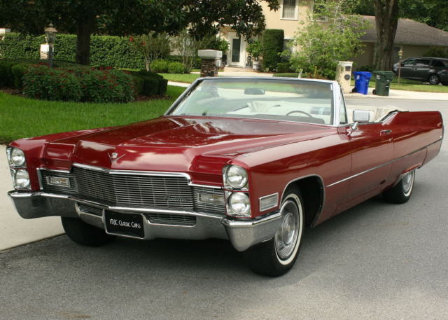 REFRESHED RUST FREE SURVIVOR -1968 Cadillac de Ville Convertible - 31K MI 1968 Cadillac DeVille CONVERTIBLE - 31K ORIG MI
