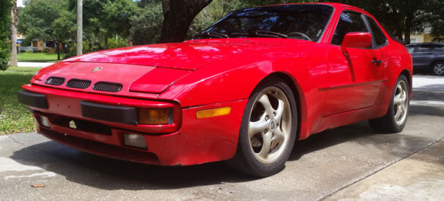 Reliable 1987 Red Porsche 944 Turbo 1987 Porsche 944