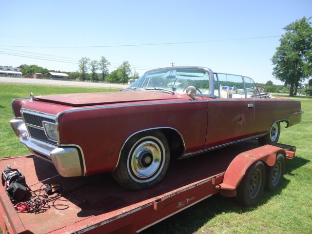 RELIST 1965 CHRYSLER IMPERIAL CONVERTIBLE STORAGE FOR LAST 30 YEARS 1965 Chrysler Imperial