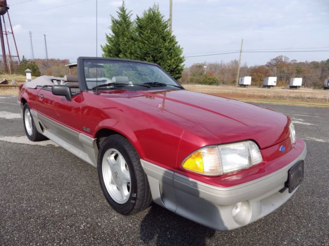 Relist Non Paying Bidder! Twice! 1992 Ford Mustang GT CONVERTIBLE