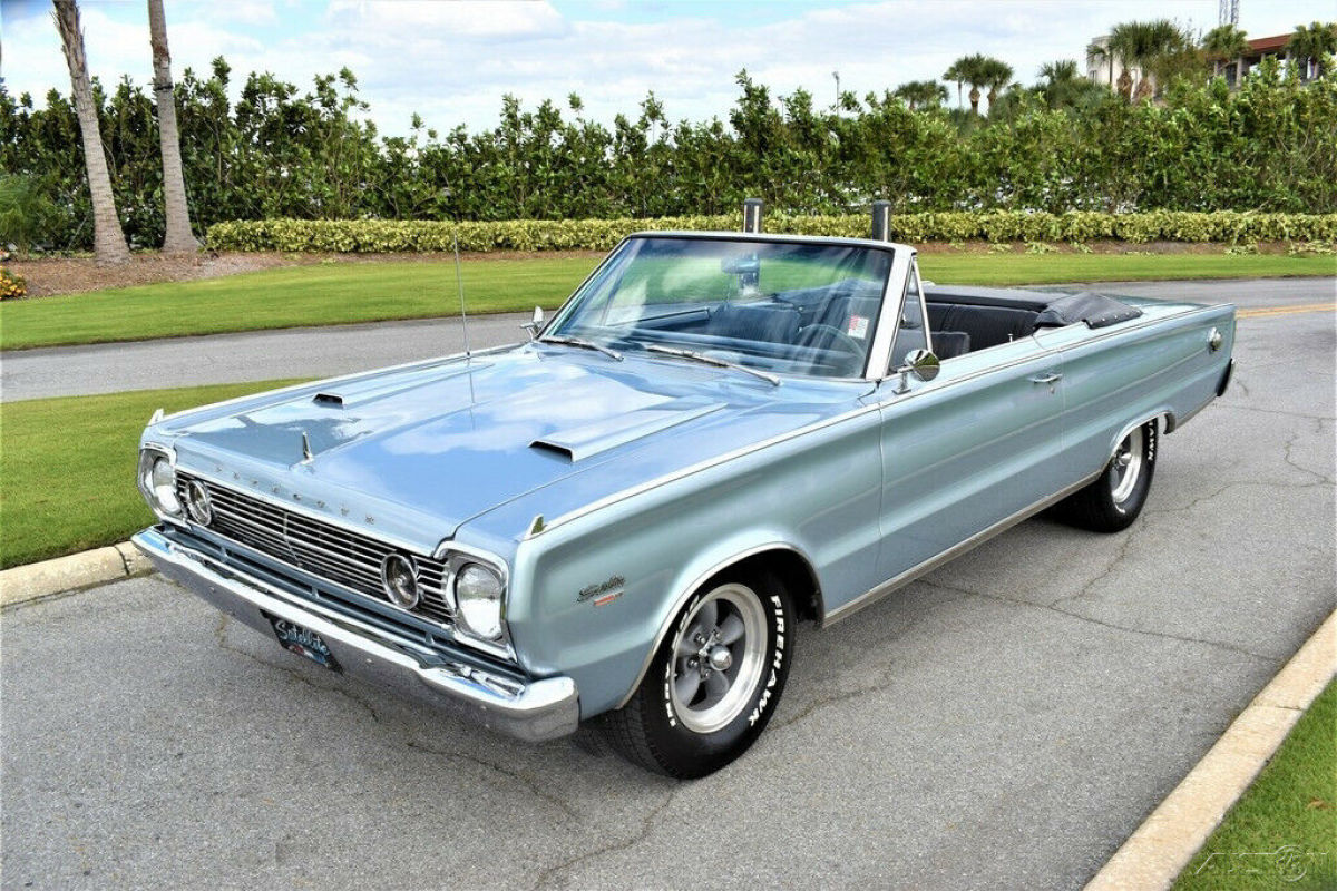 1966 Plymouth Satellite Convertible Mopar V8 5 Speed