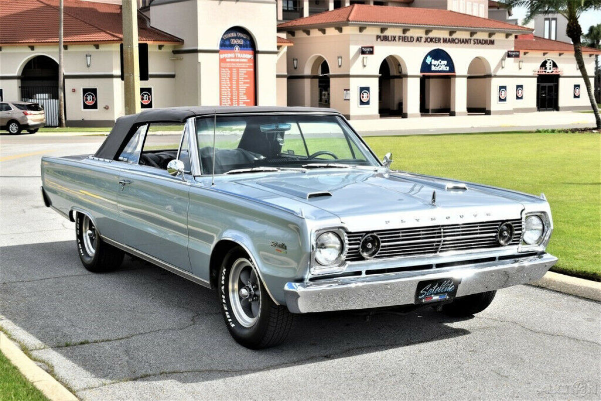 1966 Plymouth Satellite Convertible Mopar V8 5 Speed - photo 7