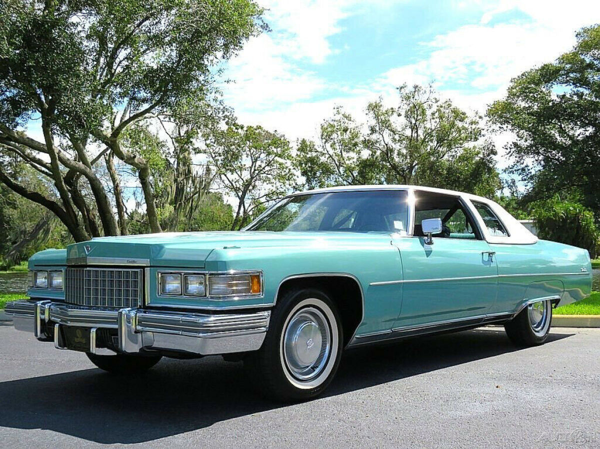 Remarkable 1976 Cadillac Coupe Deville Fully Loaded with only 40k Miles 1976 Cadillac DeVille 40k Miles 500ci Automatic
