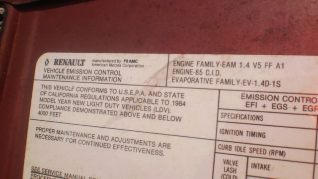 1984 Renault Other - photo 5