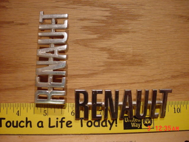 Renault Emblems 1970 Renault Dauphine