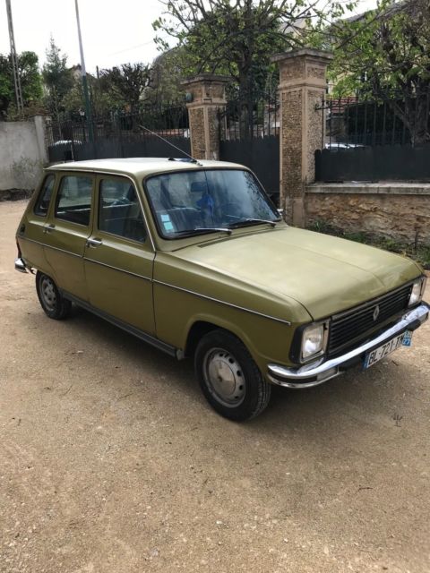 Renault R6 tl 1974 Classic French Car 1974 Renault 4CV